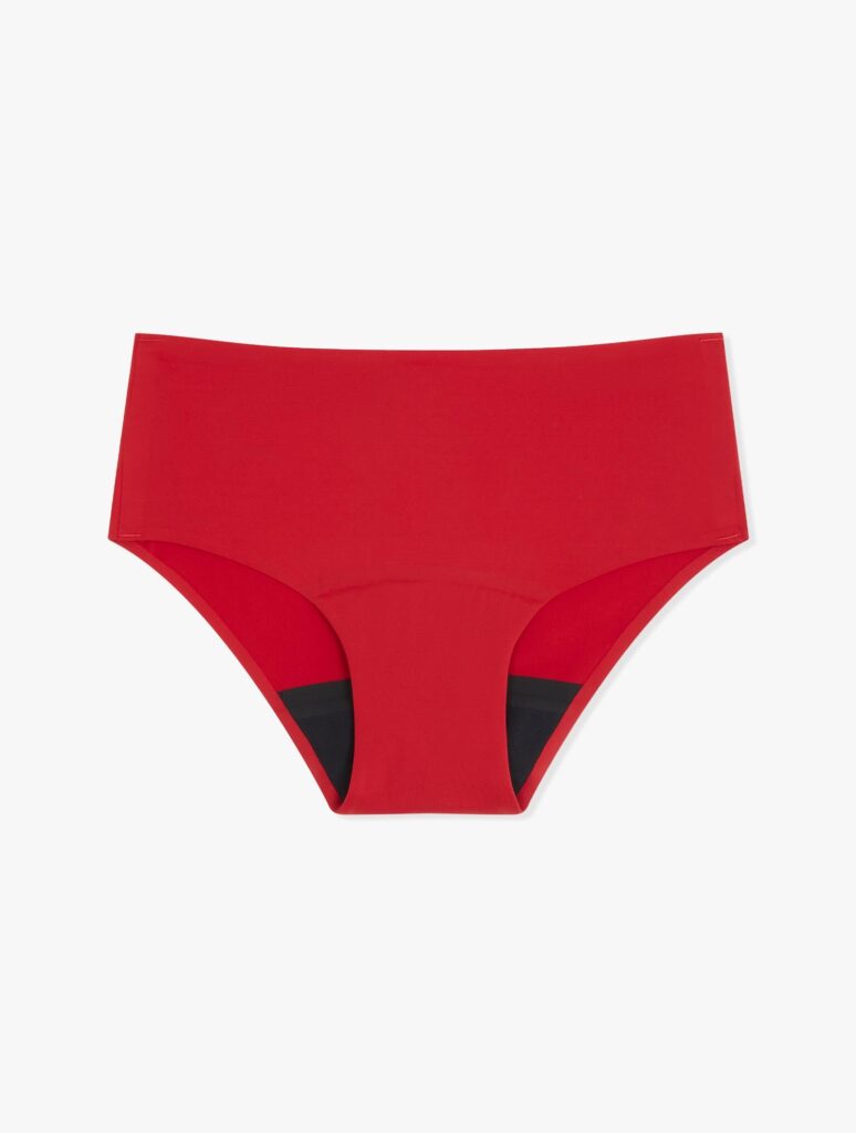 shorty menstruel hestia pour ados rouge