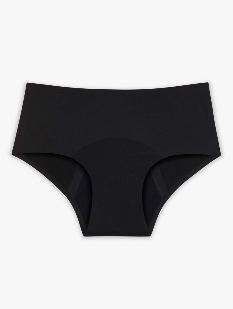 shorty menstruel lucina pour ados noir